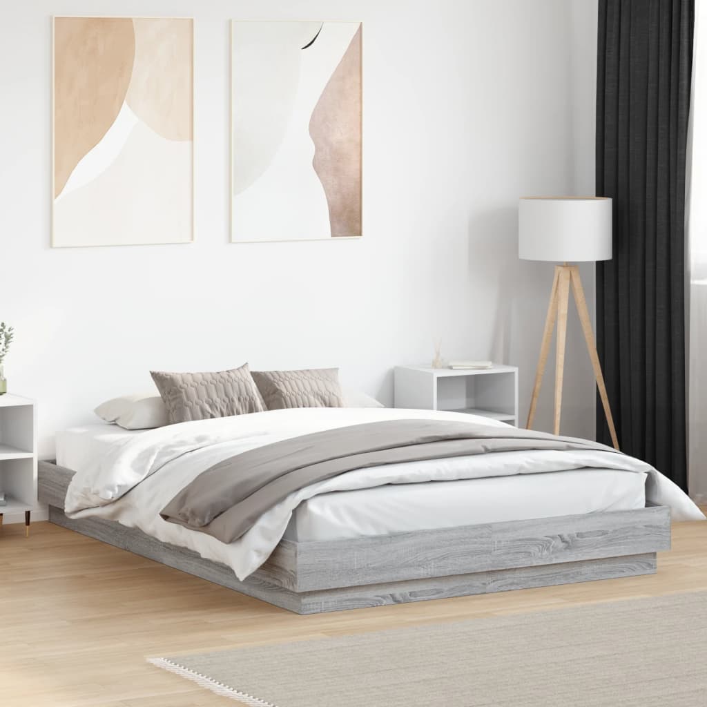 Bedframe Grey Sonoma 120x200cm - Merkel Designers