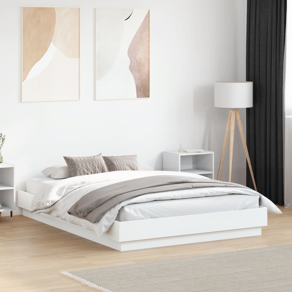 Bedframe White 120x190cm Small Double - Millennium Furniture