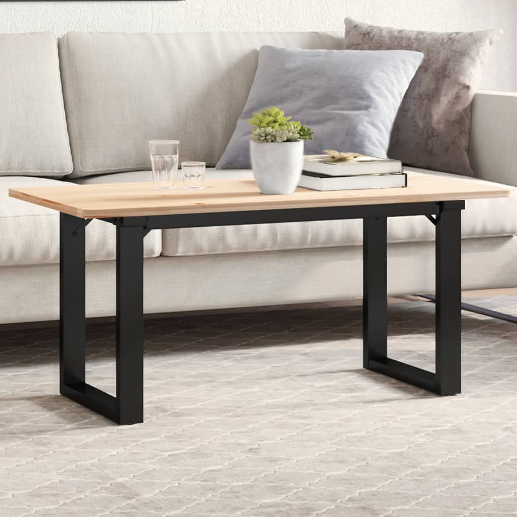 Coffee Table Legs O-Frame 90x30x43 cm Steel - Merlin Deals