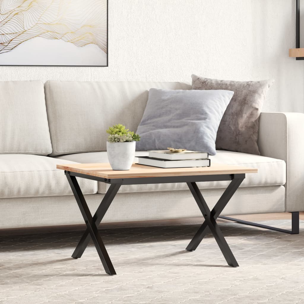 Coffee Table Legs X-Frame 60x40x38 cm Steel - Design Hut