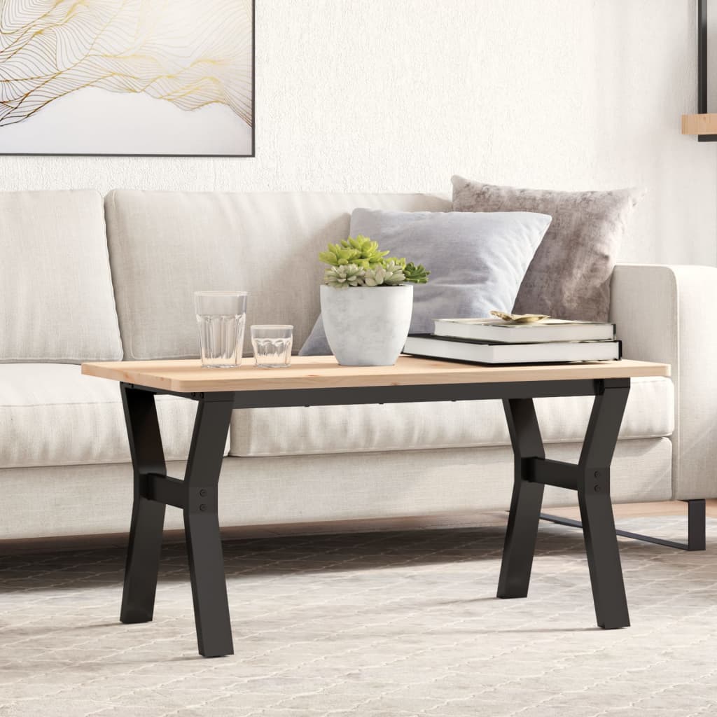 Coffee Table Legs Y-Frame 80x40x43 cm Steel - Design Hut
