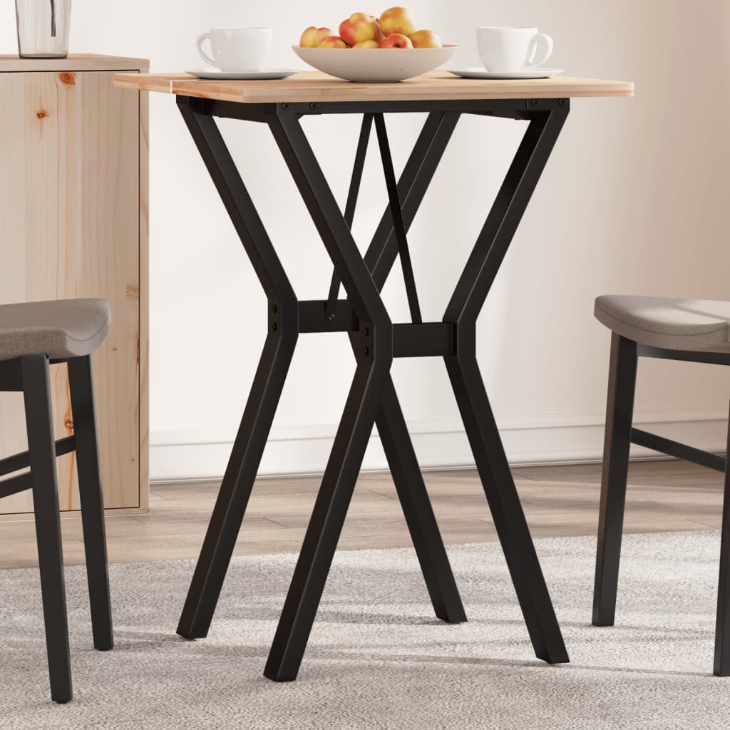 Dining Table Legs Y-Frame 40x40x73 cm Steel - Decor Base