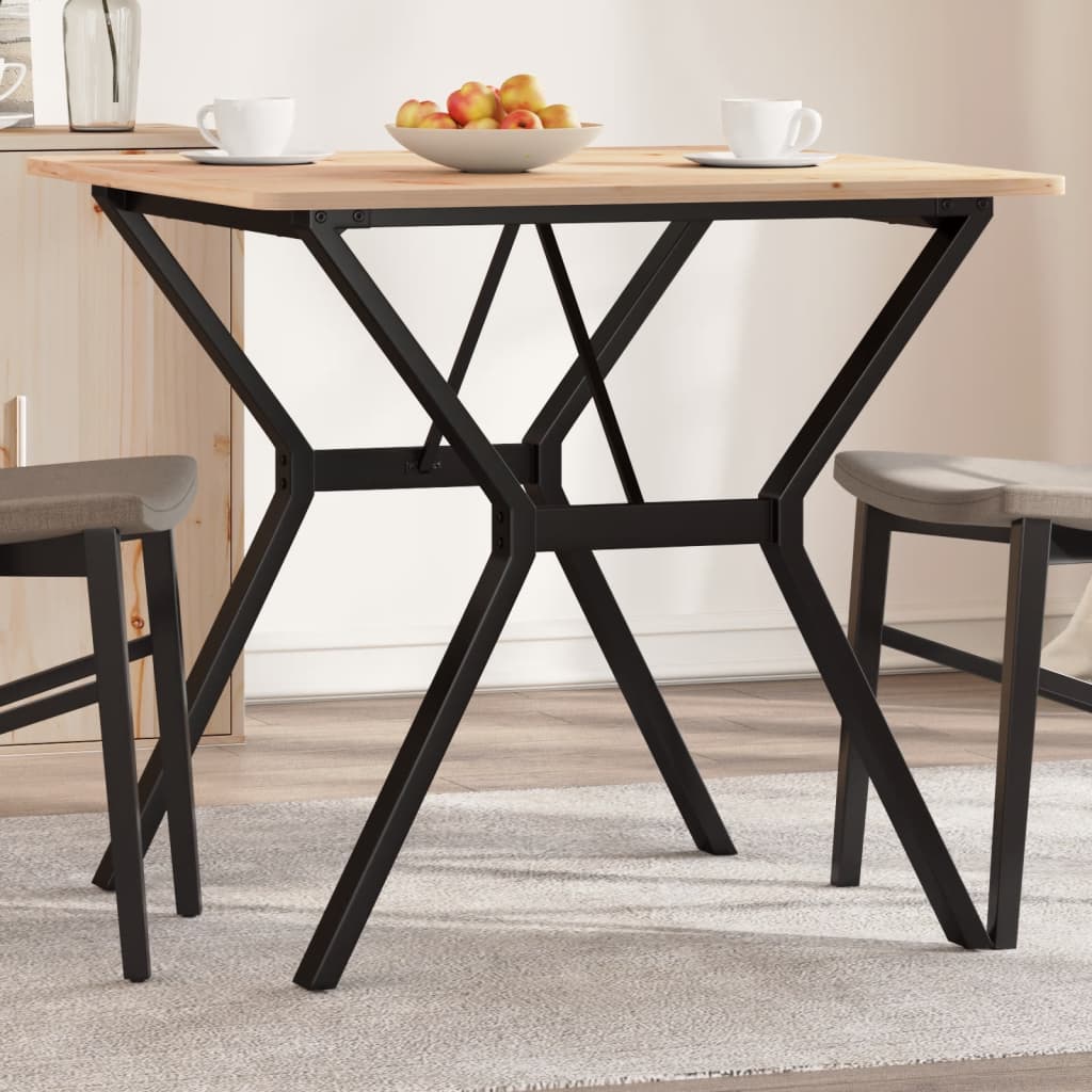 Dining Table Legs Y-Frame 70x70x73 cm Steel - Decor Base