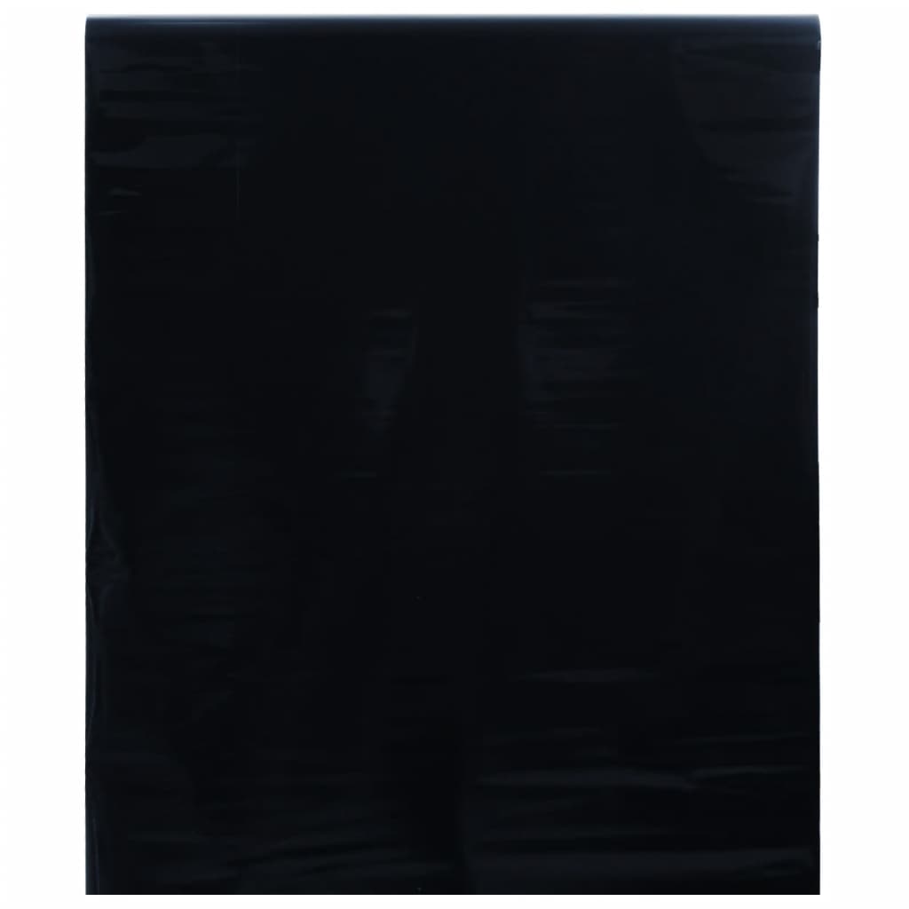 Window Film Static Frosted Black 45x500 cm PVC - Direct Imports