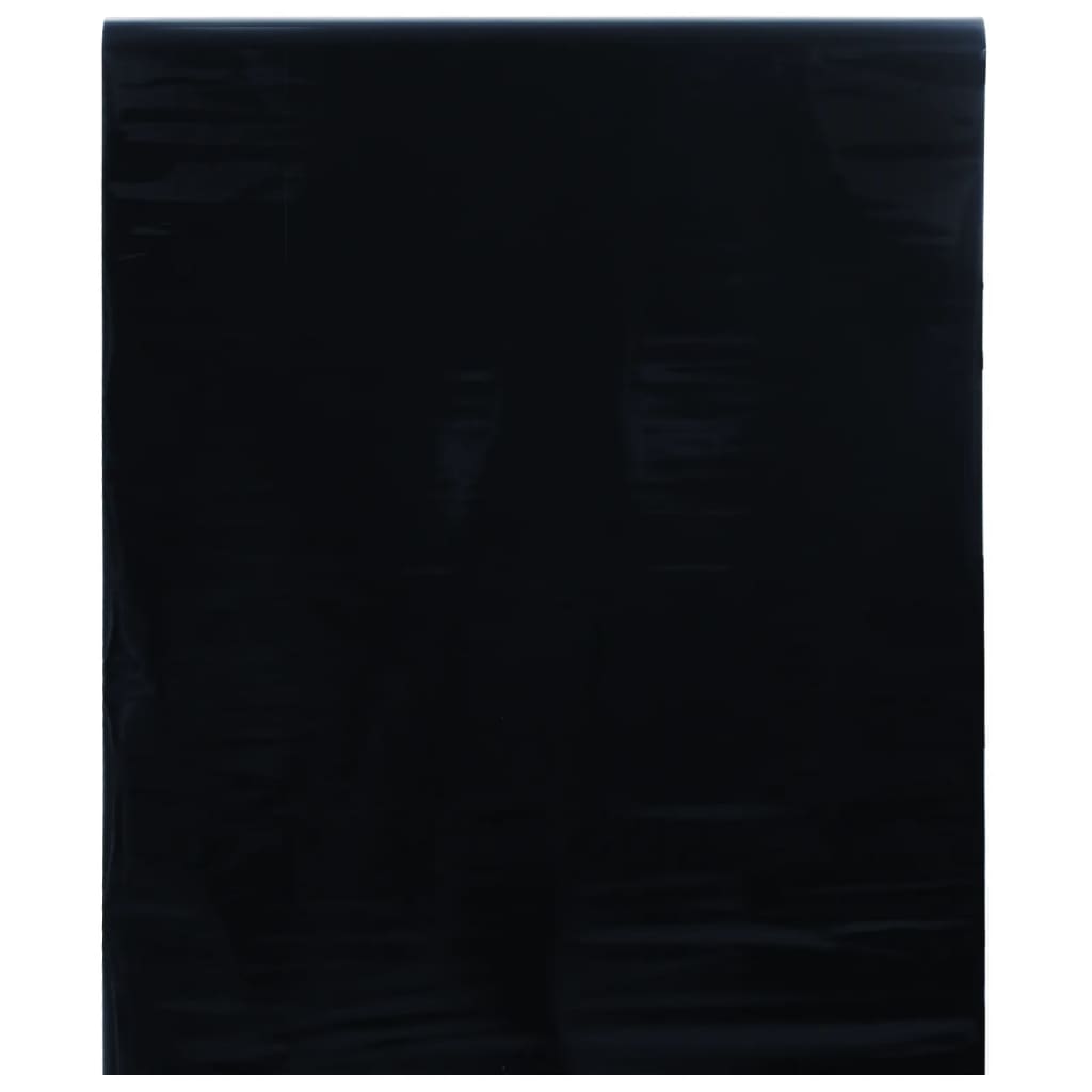 Window Film Static Frosted Black 60x1000 cm PVC - The Home Maker