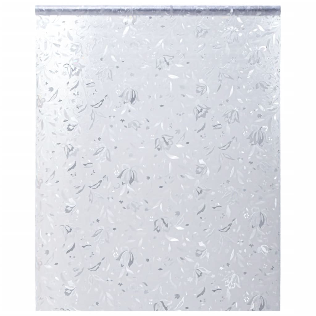 Window Film Frosted Flowers Pattern 60x500 cm PVC - Style and Chic