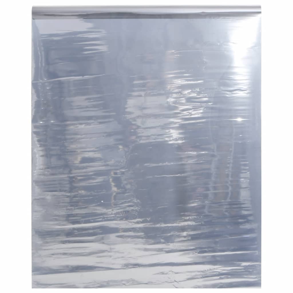 Solar Film Static Reflective Effect Silver 45x2000 cm PVC - All Things Good