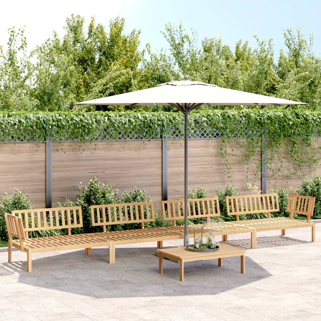 5 Piece Garden Pallet Sofa Set Solid Wood Acacia - Design Hut