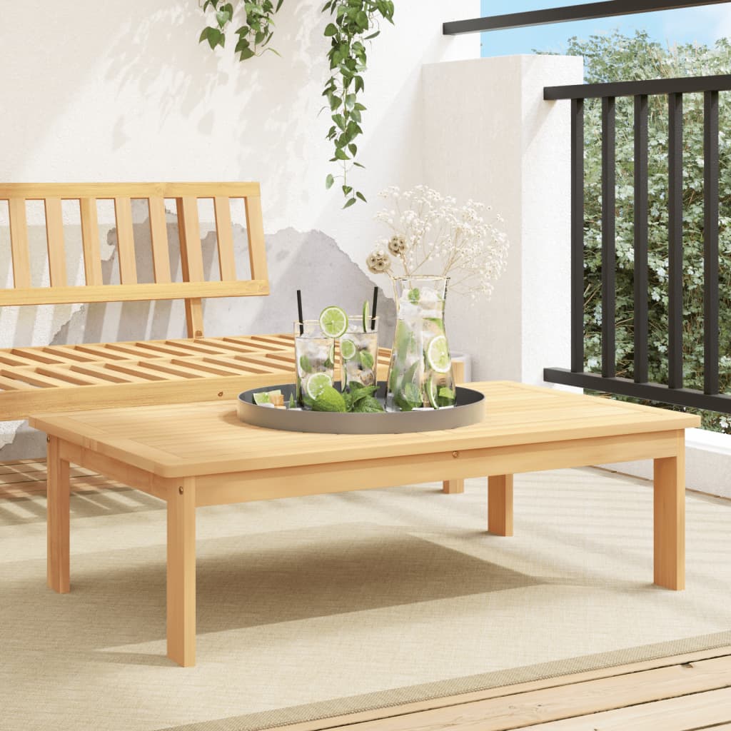 Garden Table 100x60x30 cm Solid Wood Acacia - vid-365851 - Design Hut