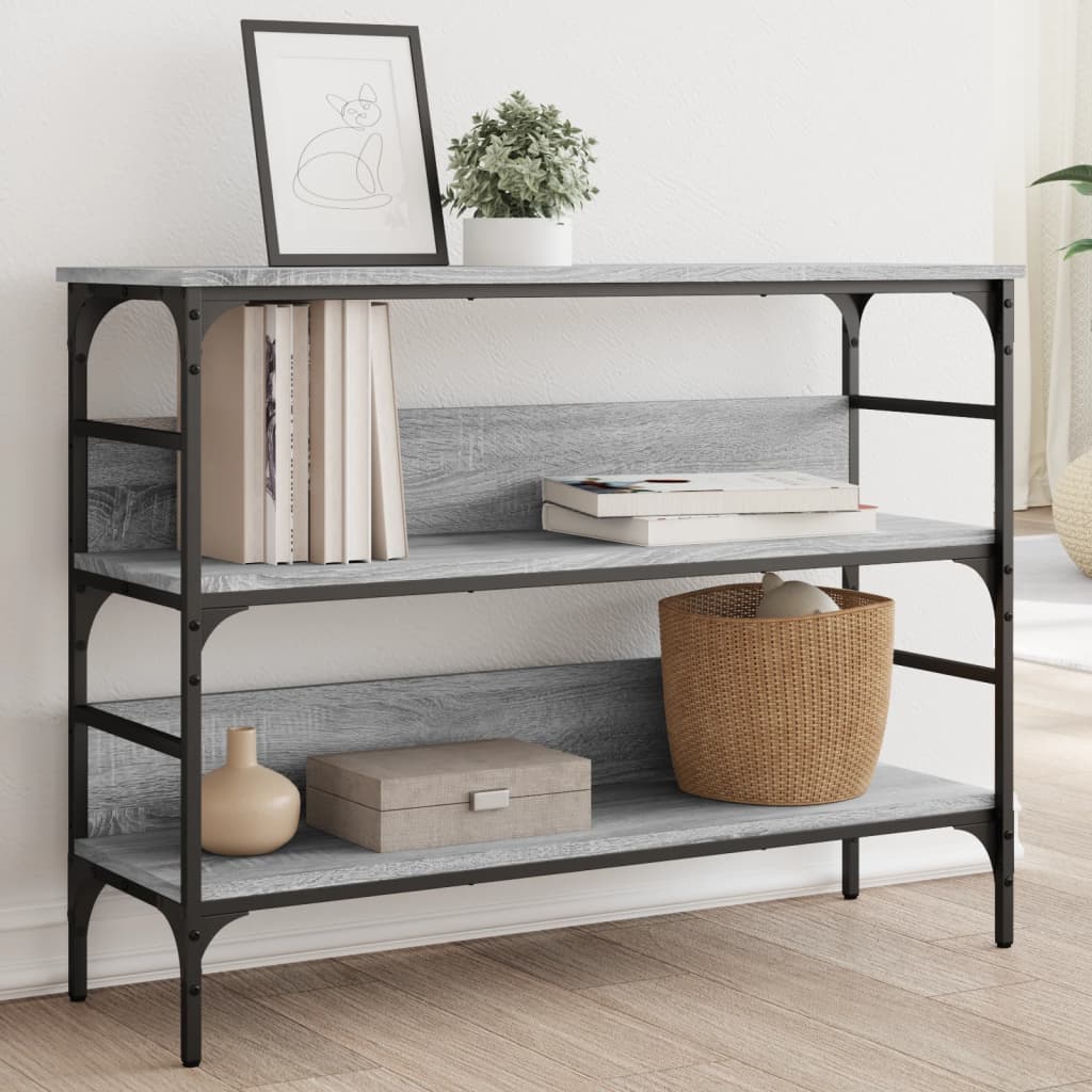 Console Table Grey Sonoma 100x32x75 cm Engineered Wood - Direct Imports