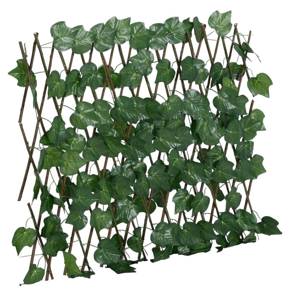 Artificial Grape Leaf Trellis Expandable Green 190x60 cm - Style and Chic