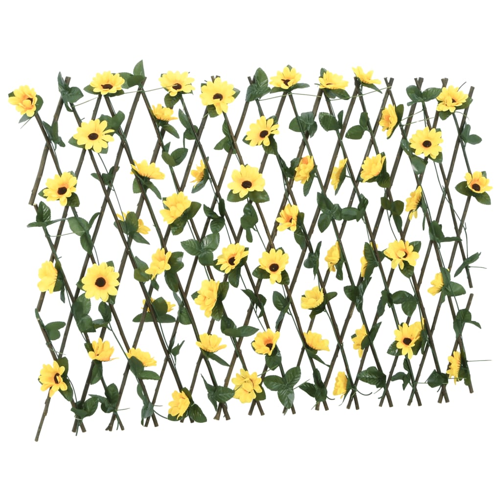 vidaXLÂ Artificial Ivy Trellis Expandable Yellow 180x60 cm - The Home Maker