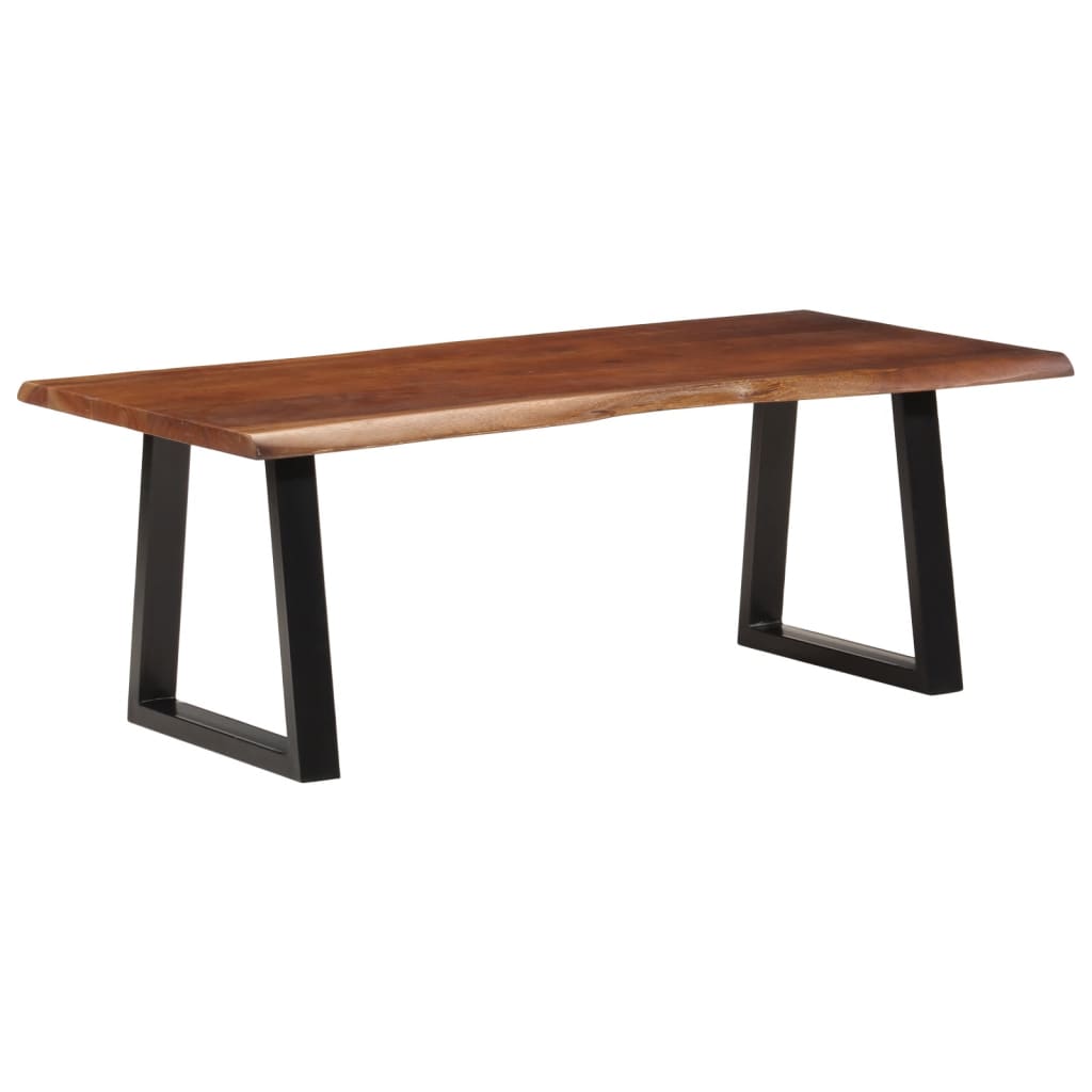 Coffee Table Honey Brown 110x55x40 cm Solid Wood Acacia - All Things Good