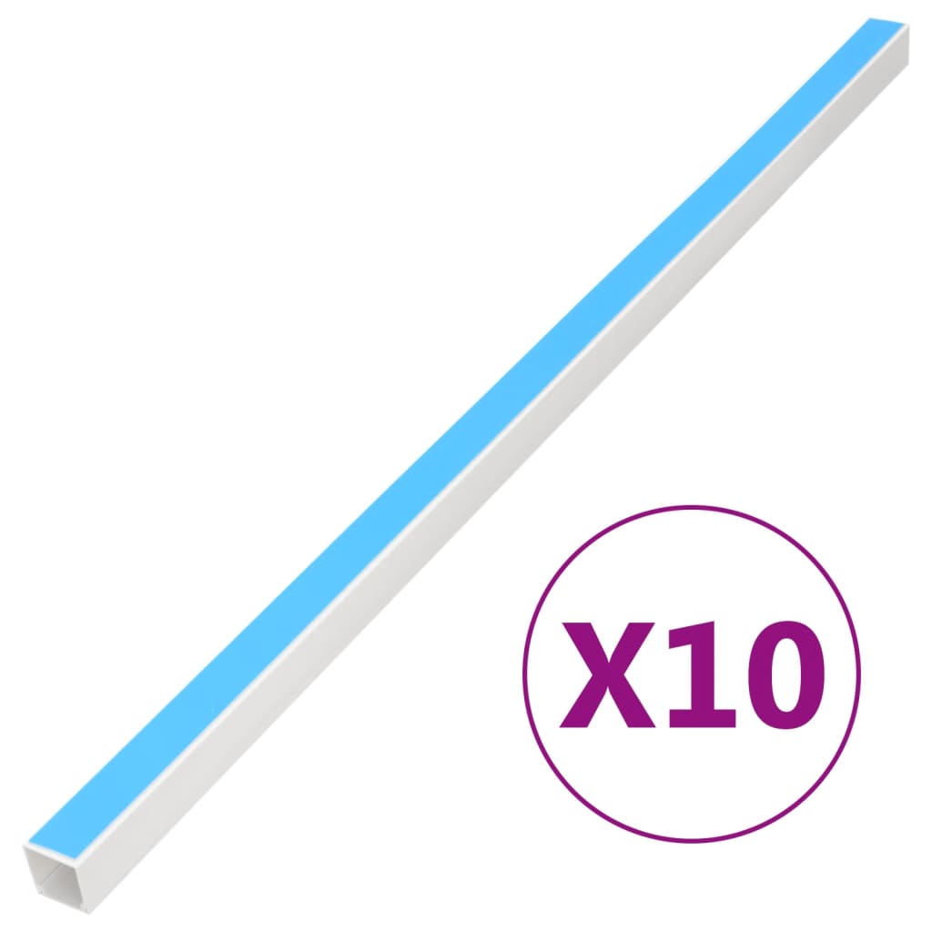 Cable Trunking Self-Adhesive 25x16 mm 10 m PVC - Charlotte Dunes