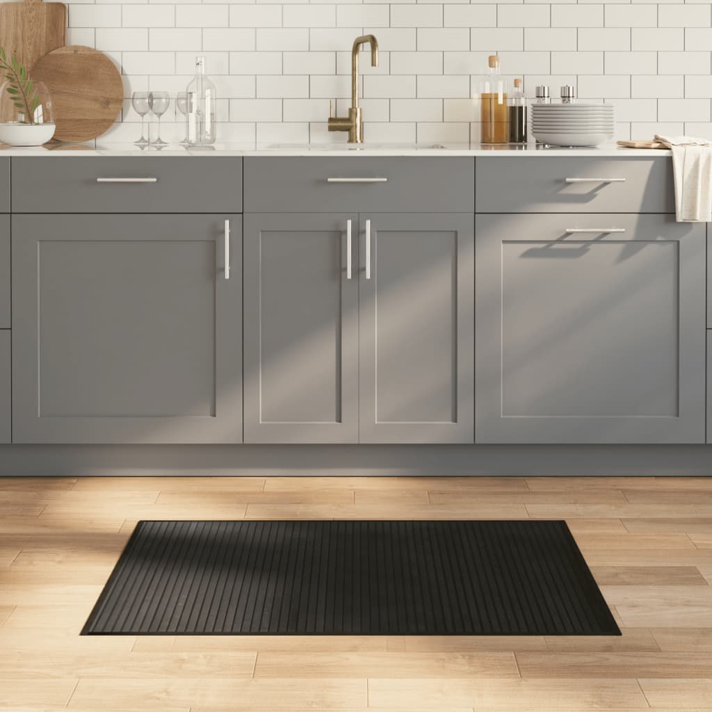 Rug Rectangular Black 60x100 cm Bamboo - Millennium Furniture