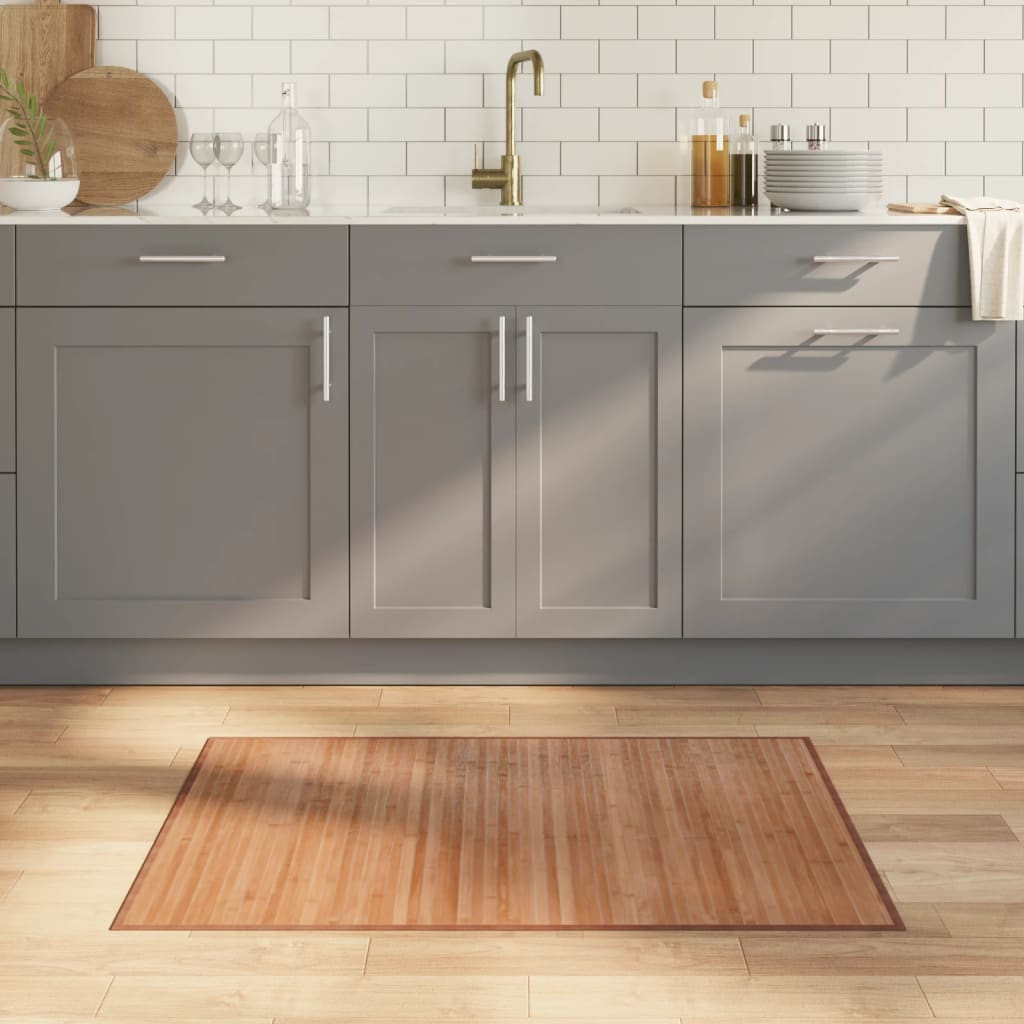 Rug Rectangular Natural70x100 cm Bamboo - Millennium Furniture