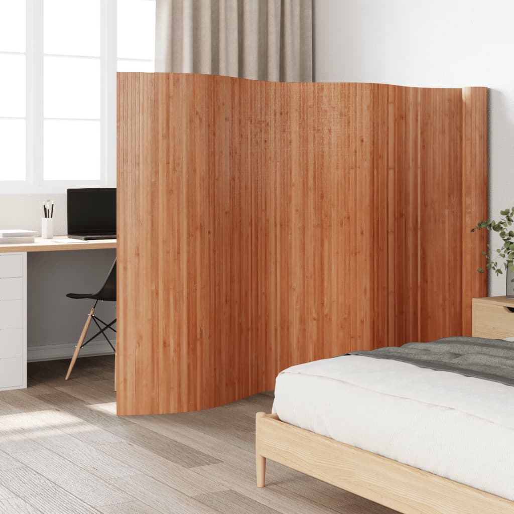 Room Divider Brown 165x800 cm Bamboo - Charlotte Dunes