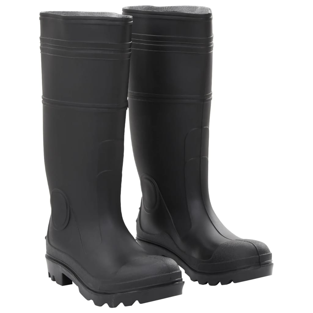 Rain Boots Black Size 39 PVC - vid-137588 - Merkel Designers