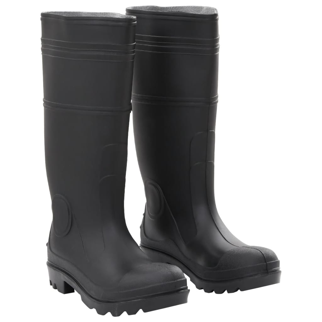 Rain Boots Black Size 40 PVC - vid-137589 - Merkel Designers