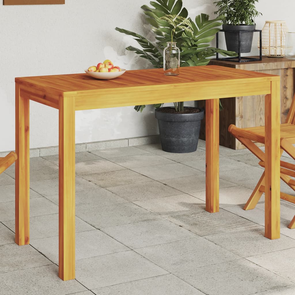 Garden Dining Table 110x55x75 cm Solid Wood Acacia - All Things Good
