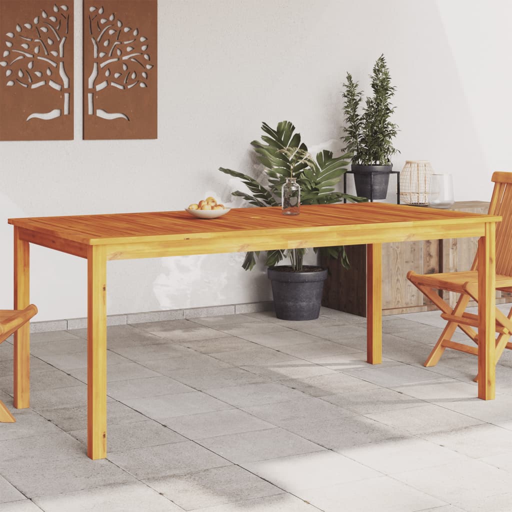 Garden Dining Table 180x90x75 cm Solid Wood Acacia - The Home Maker