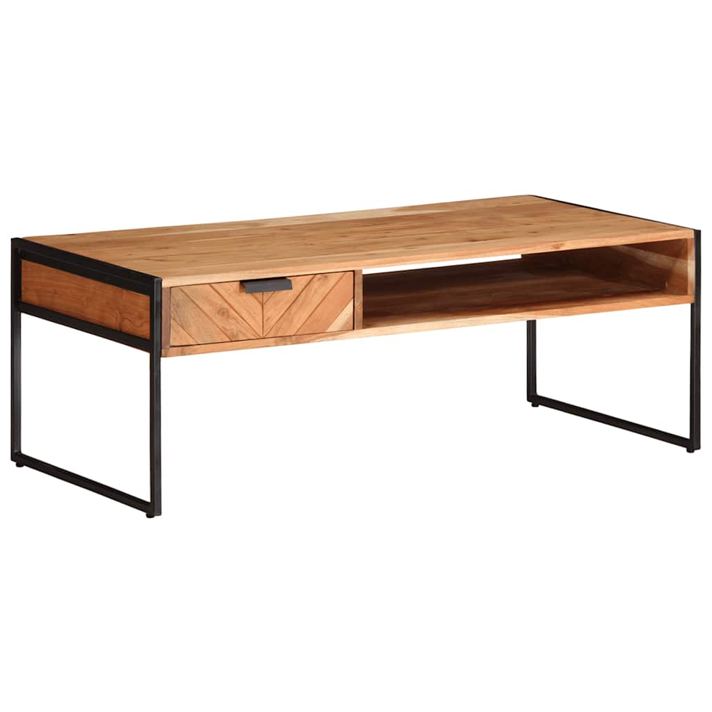 Coffee Table 110x55x40 cm Solid Wood Acacia - Design Hut