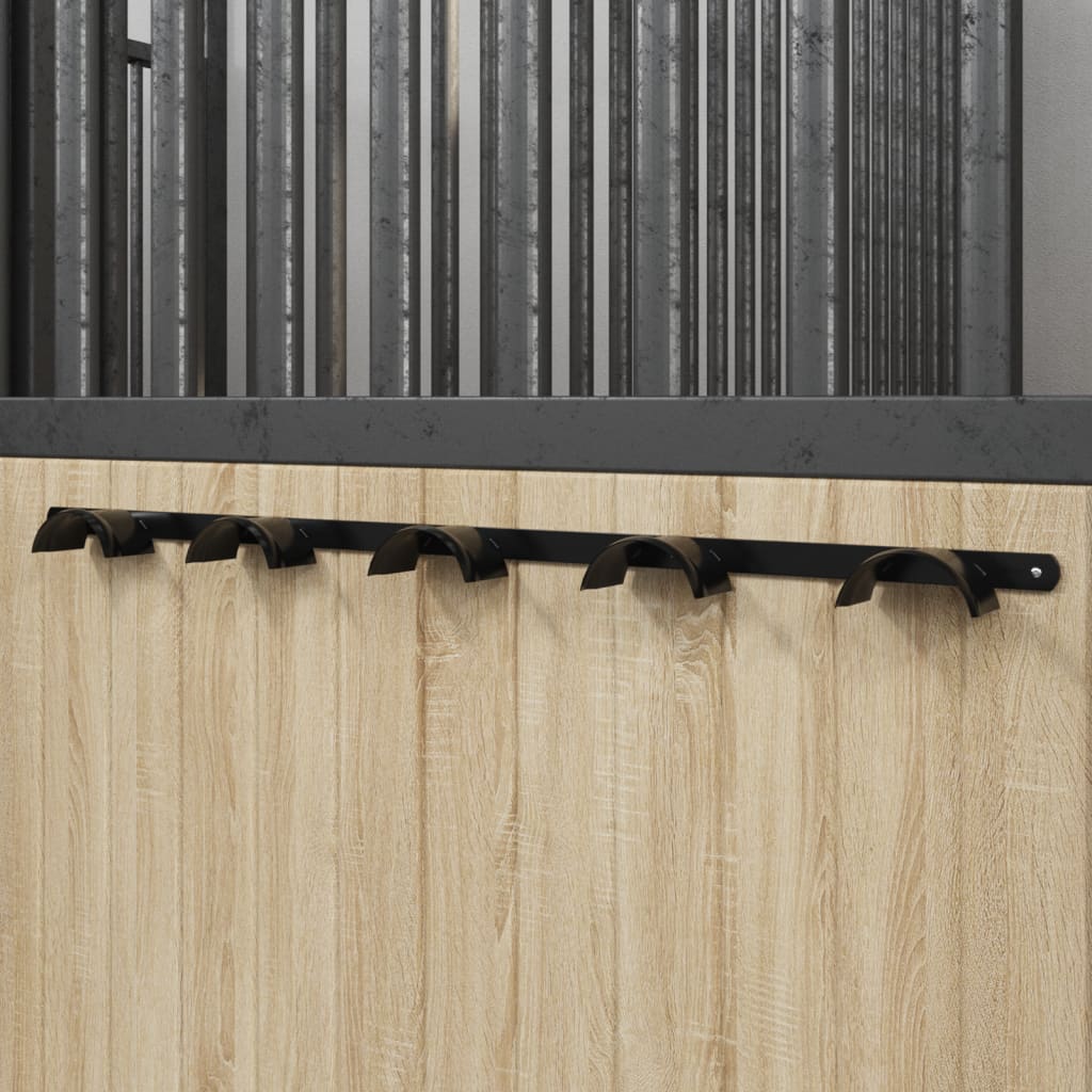 Bridle Hanger for 5 Bridles Black Iron - Merlin Deals