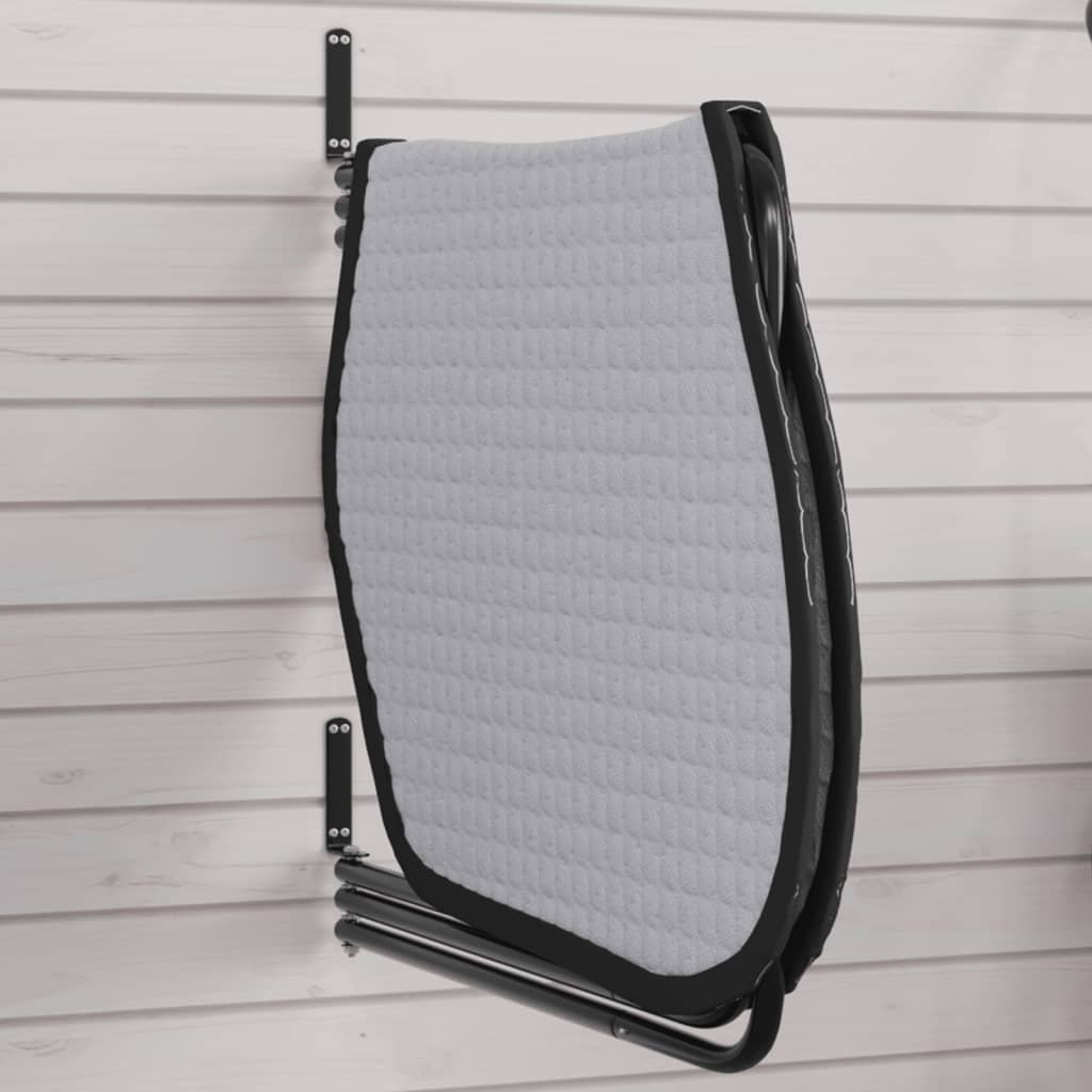 Saddle Pad Rack 3 Arms Black Iron - The Home Maker