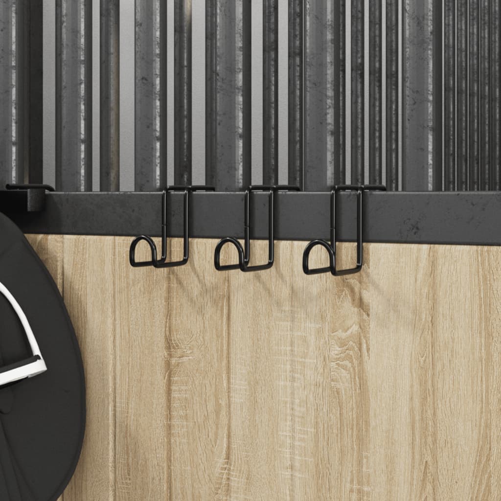 Bridle Hangers 3 Pieces Black Steel - Brittle & Co