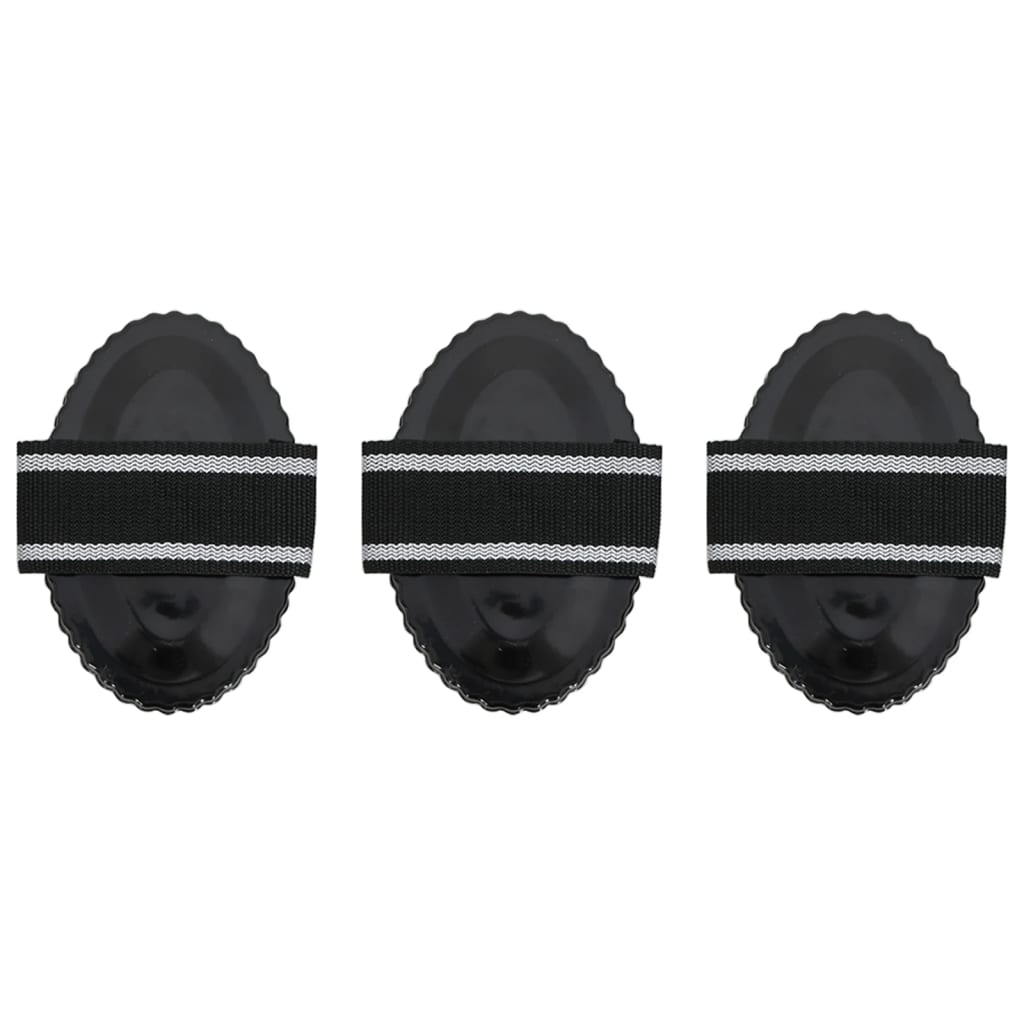 Curry Combs 3 Pieces Black Steel - The Home Maker