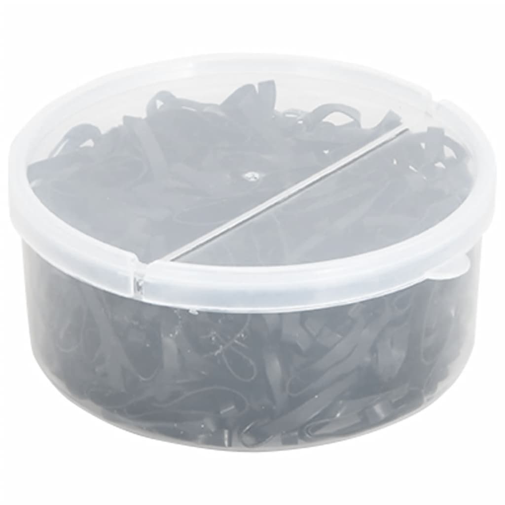 Braiding Bands for Horse 500 pcs Black Silicone - vid-172493 - Merkel Designers