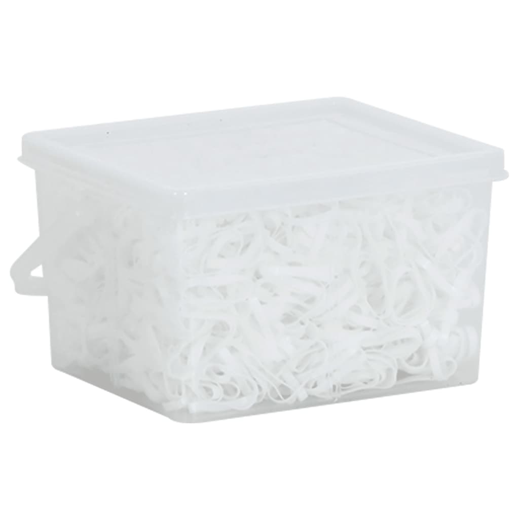 Braiding Bands for Horse 2500 pcs White Silicone - Merkel Designers