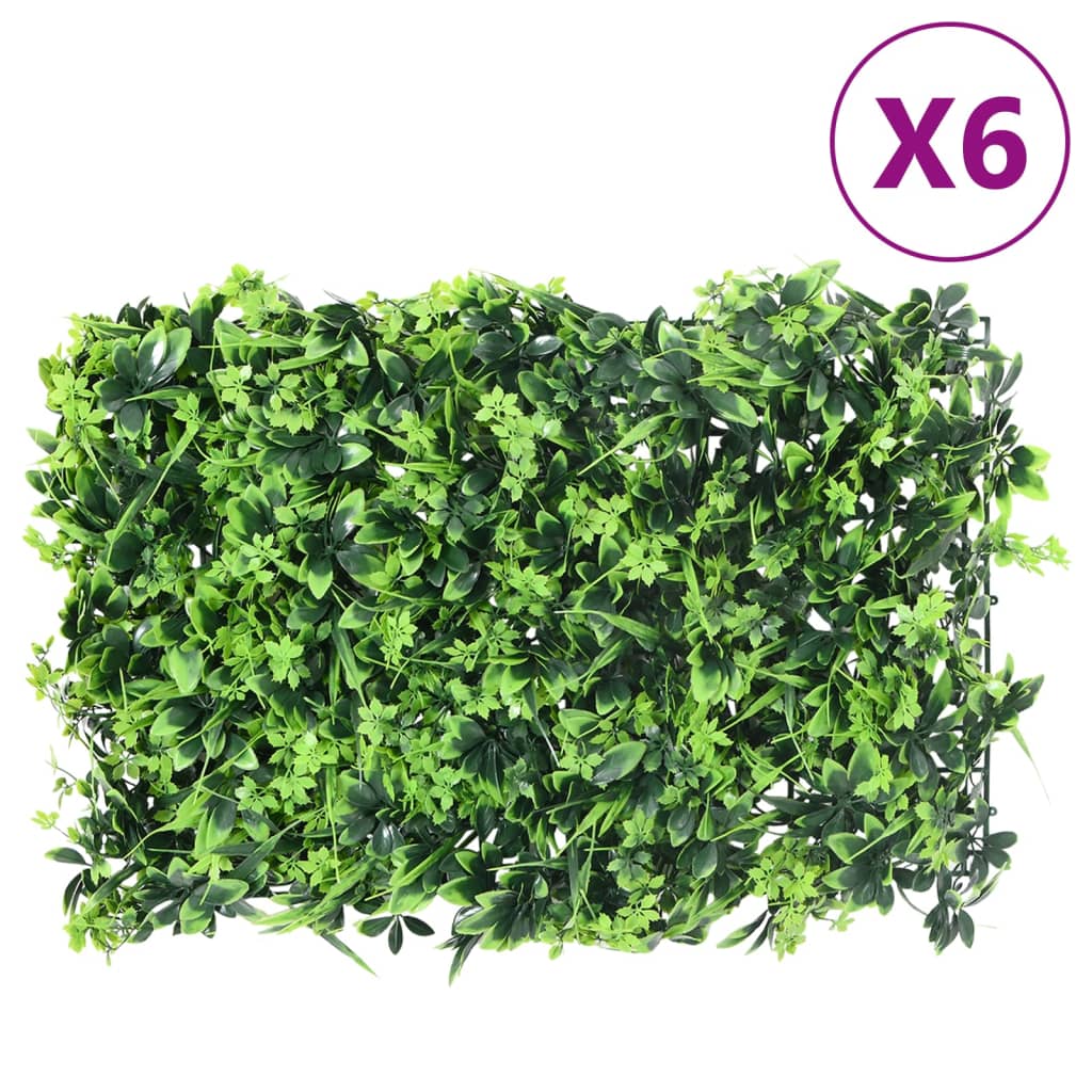 Â Artificial Leaf FenceÂ 6 pcs Green 40x60 cm - Style and Chic