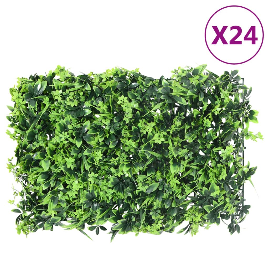 Â Artificial Leaf FenceÂ 24 pcs Green 40x60 cm - All Things Good