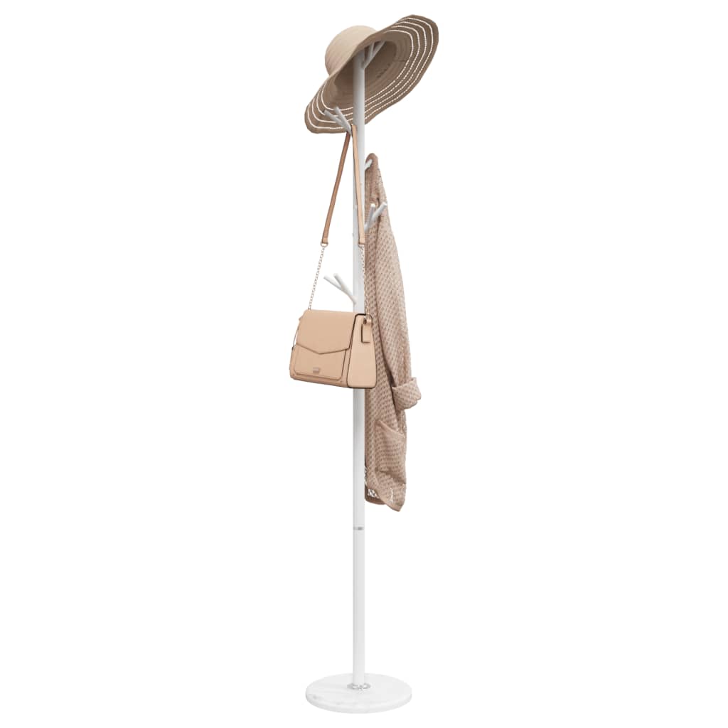 Coat Stand White 175 cm Powder-coated Iron - Style and Chic