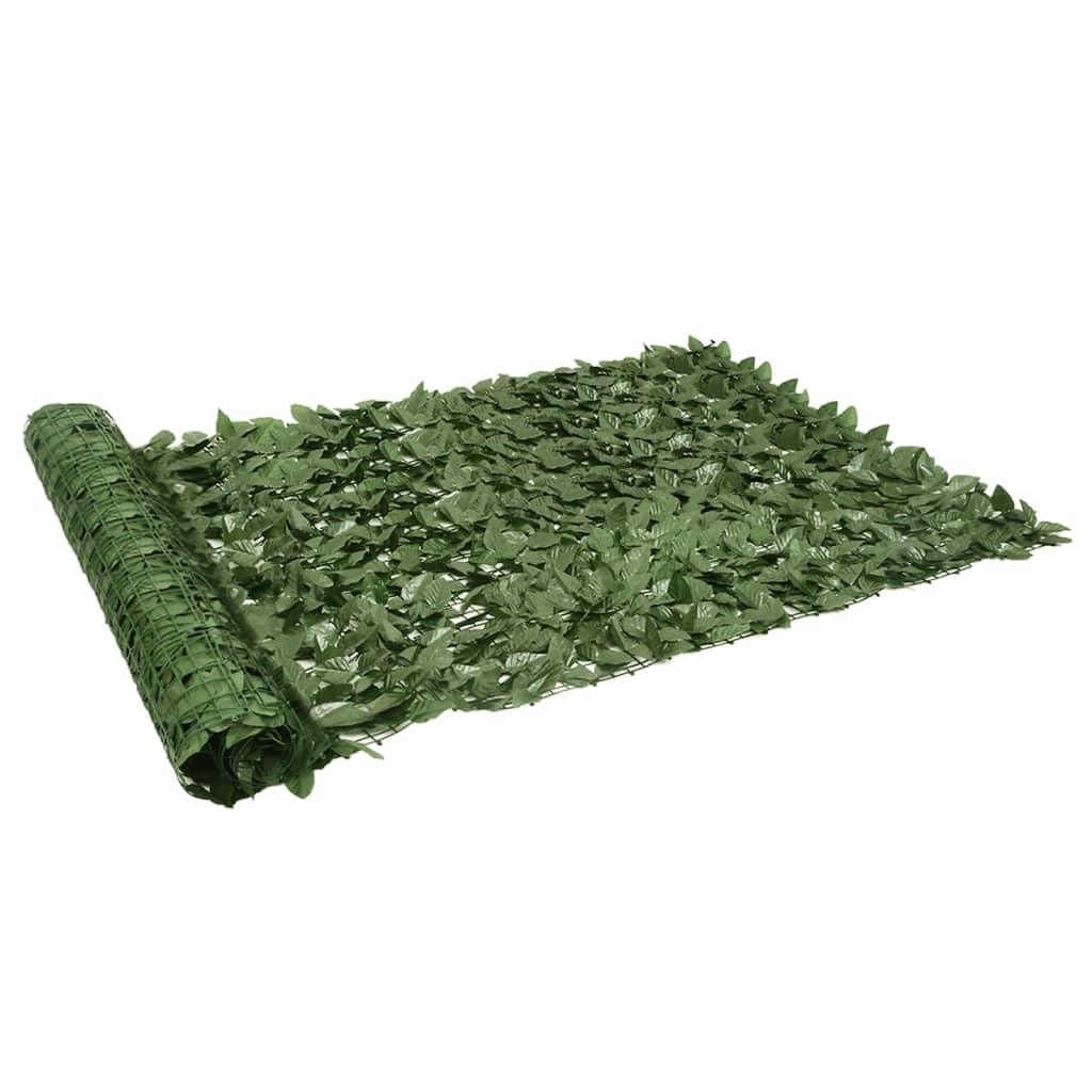 Balcony Screen with Dark Green Leaves 200x150 cm - All Things Good