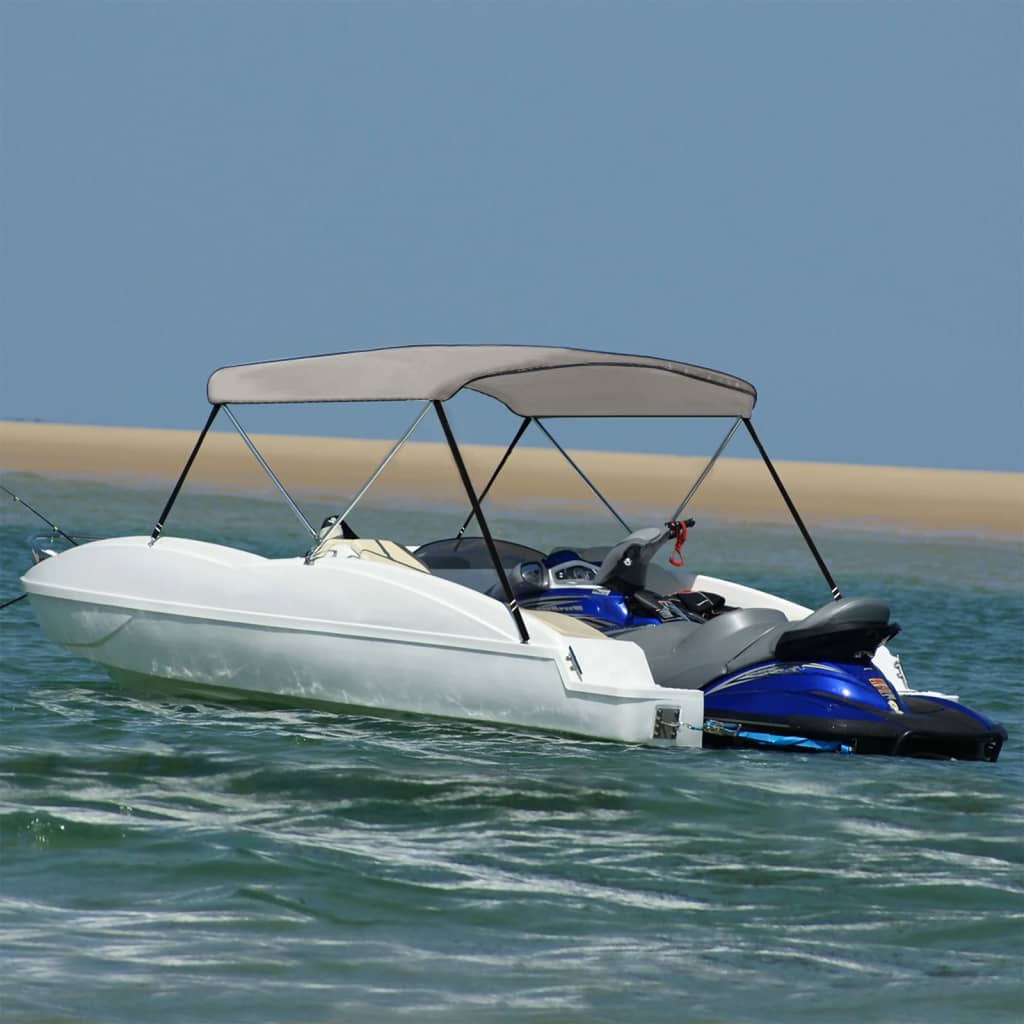 2-bow Bimini Top Grey 150x120x110 cm - Charlotte Dunes