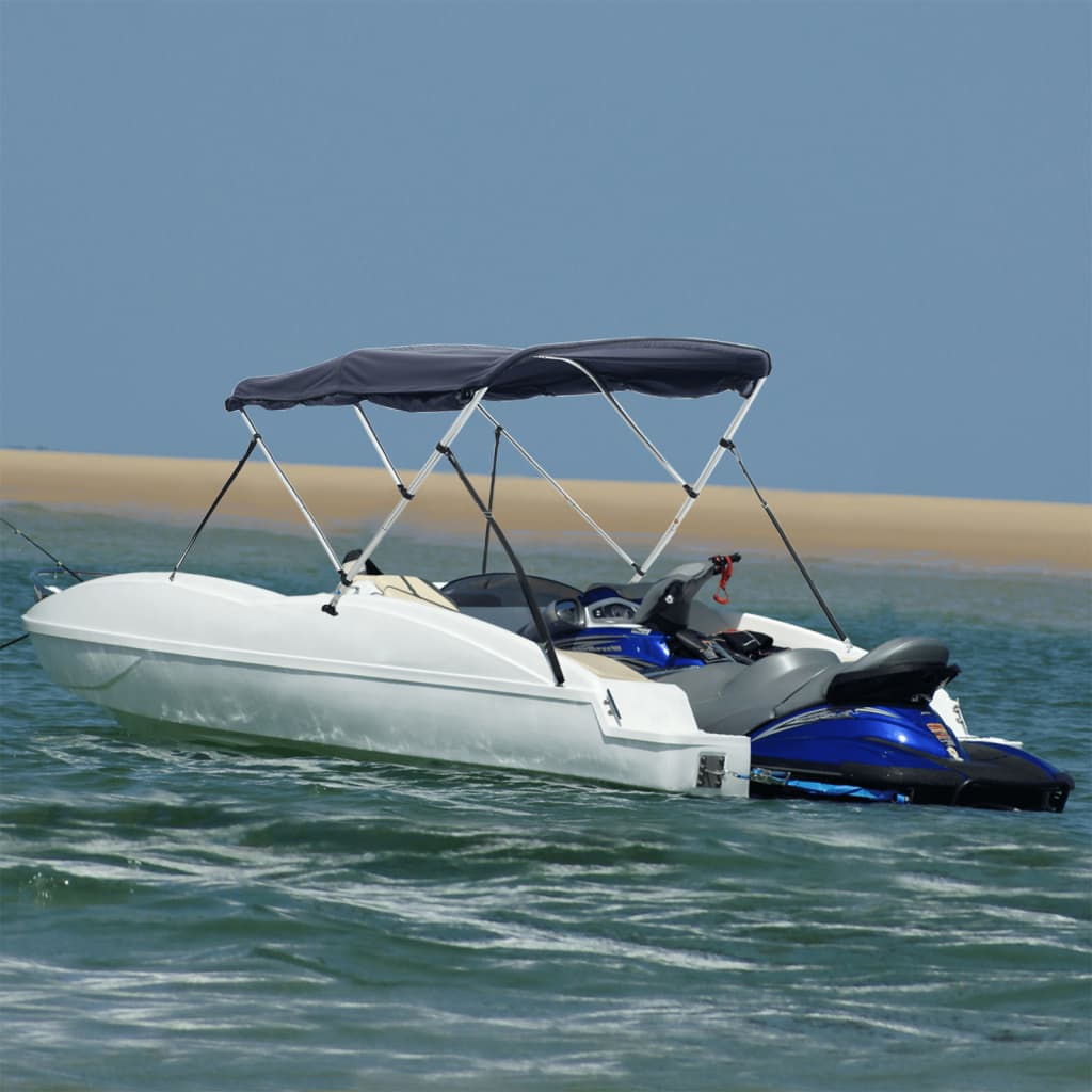 3-bow Bimini Top with Sidewalls 183x(170-182)x137 cm - Charlotte Dunes