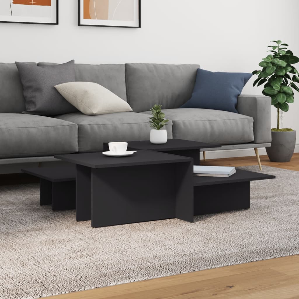 Coffee Tables 2 pcs Grey Engineered Wood - Discount Dealers