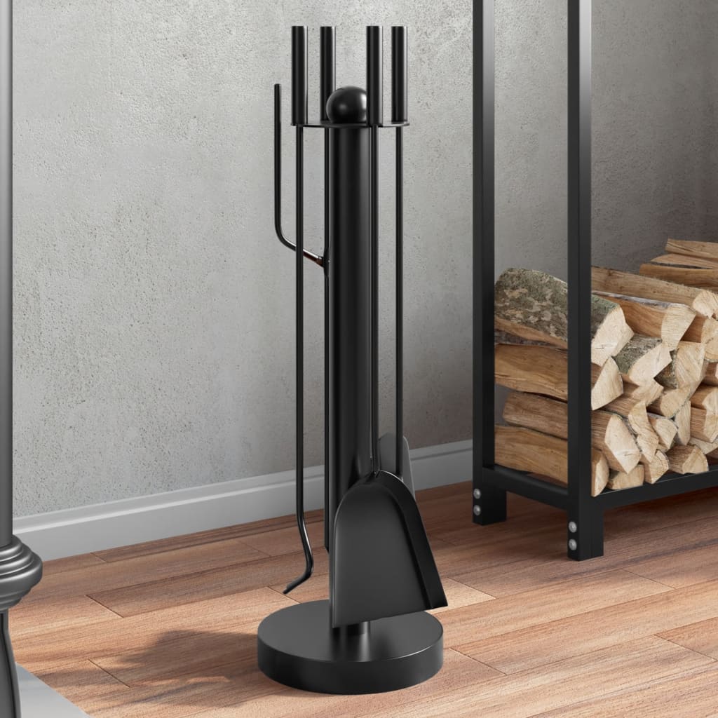 5 Piece Fireplace Tool Set 18x56 cm Steel - Merkel Designers