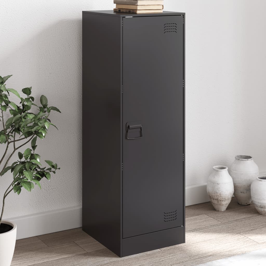 Sideboard Black 34.5x39x107 cm Steel - Charlotte Dunes