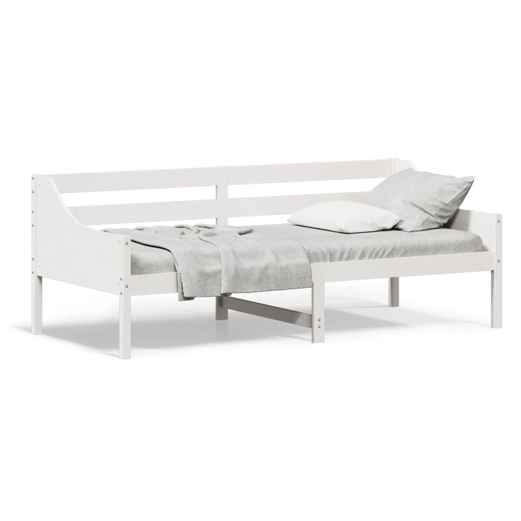 Day Bed White 90x200 cm Solid Wood Pine - Direct Imports