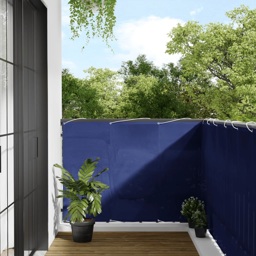 Balcony Screen Blue 120x1000 cm 100% Polyester Oxford - Style and Chic