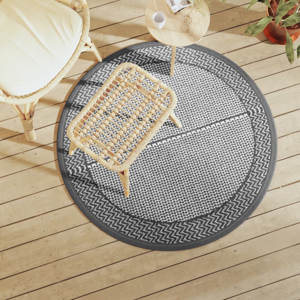 Outdoor Carpet ARAKIL Grey 120 cm PP - Merkel Designers