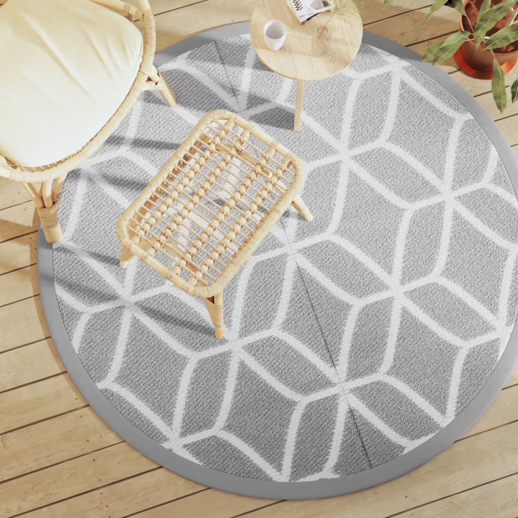 Outdoor Carpet ARAKIL Grey 160 cm PP - Merkel Designers