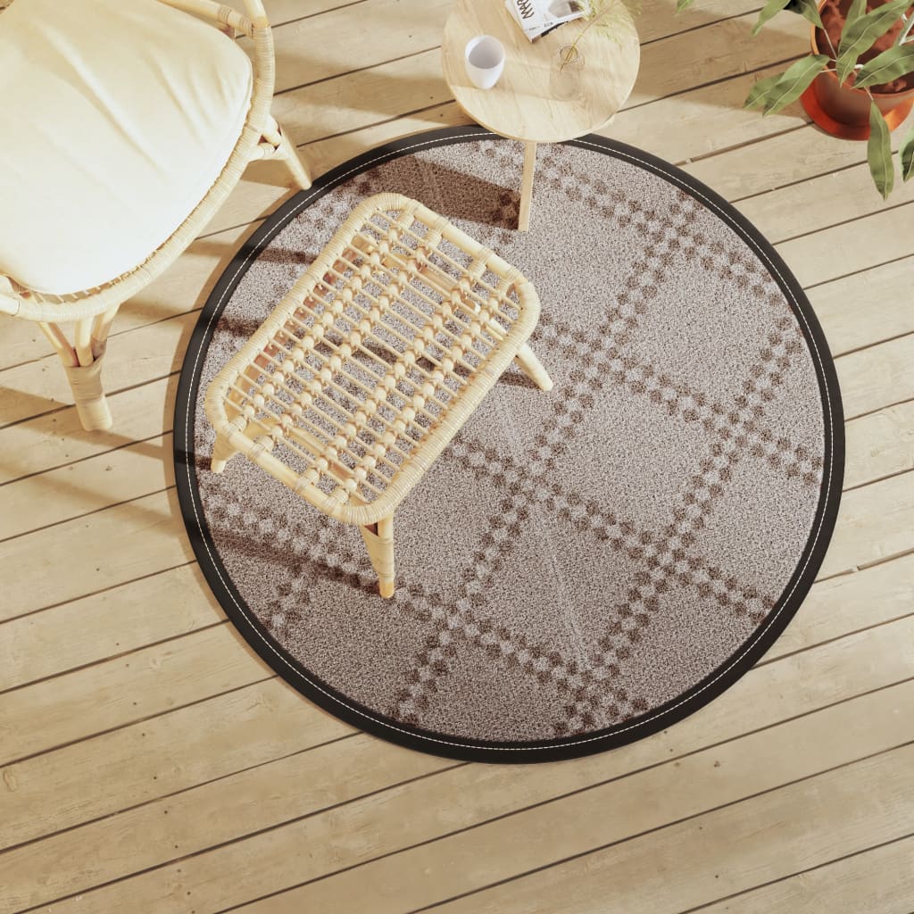 Outdoor Carpet ARAKIL Brown 120 cm PP - Merkel Designers