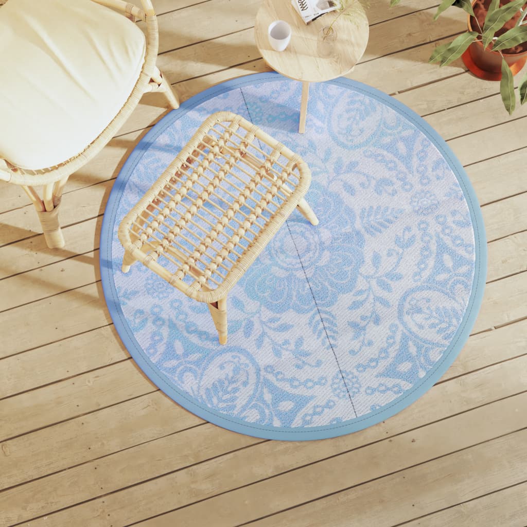 Outdoor Carpet ARAKIL Baby Blue 120 cm PP - Merkel Designers