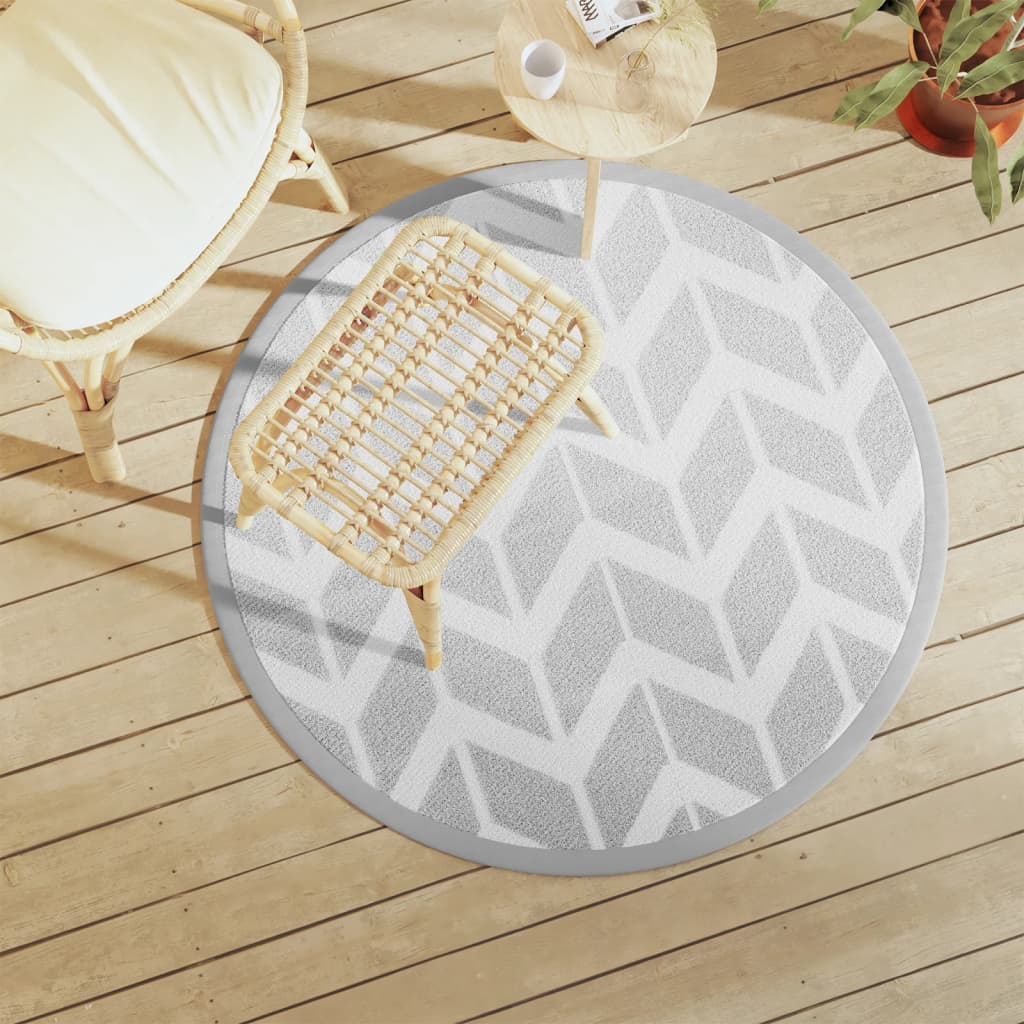 Outdoor Carpet ARAKIL Grey 120 cm PP - Merkel Designers