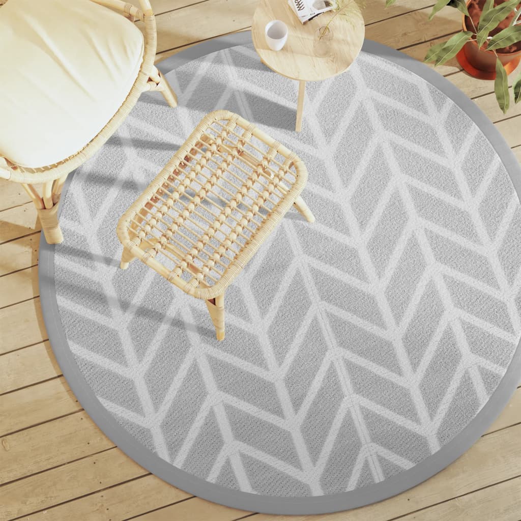 Outdoor Carpet ARAKIL Grey 160 cm PP - Merkel Designers