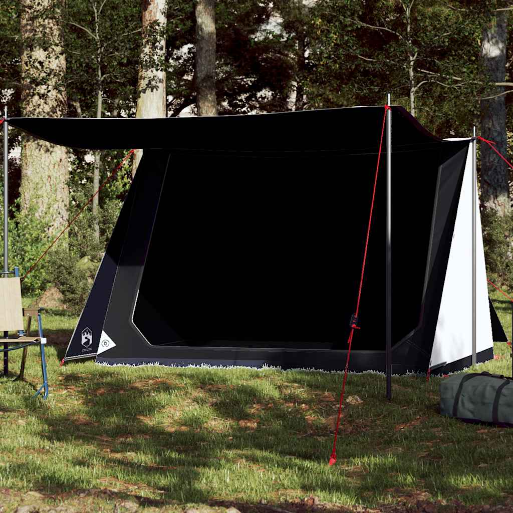 Camping Tent 2-Person White Blackout Fabric Waterproof - vid-94532 - Charlotte Dunes